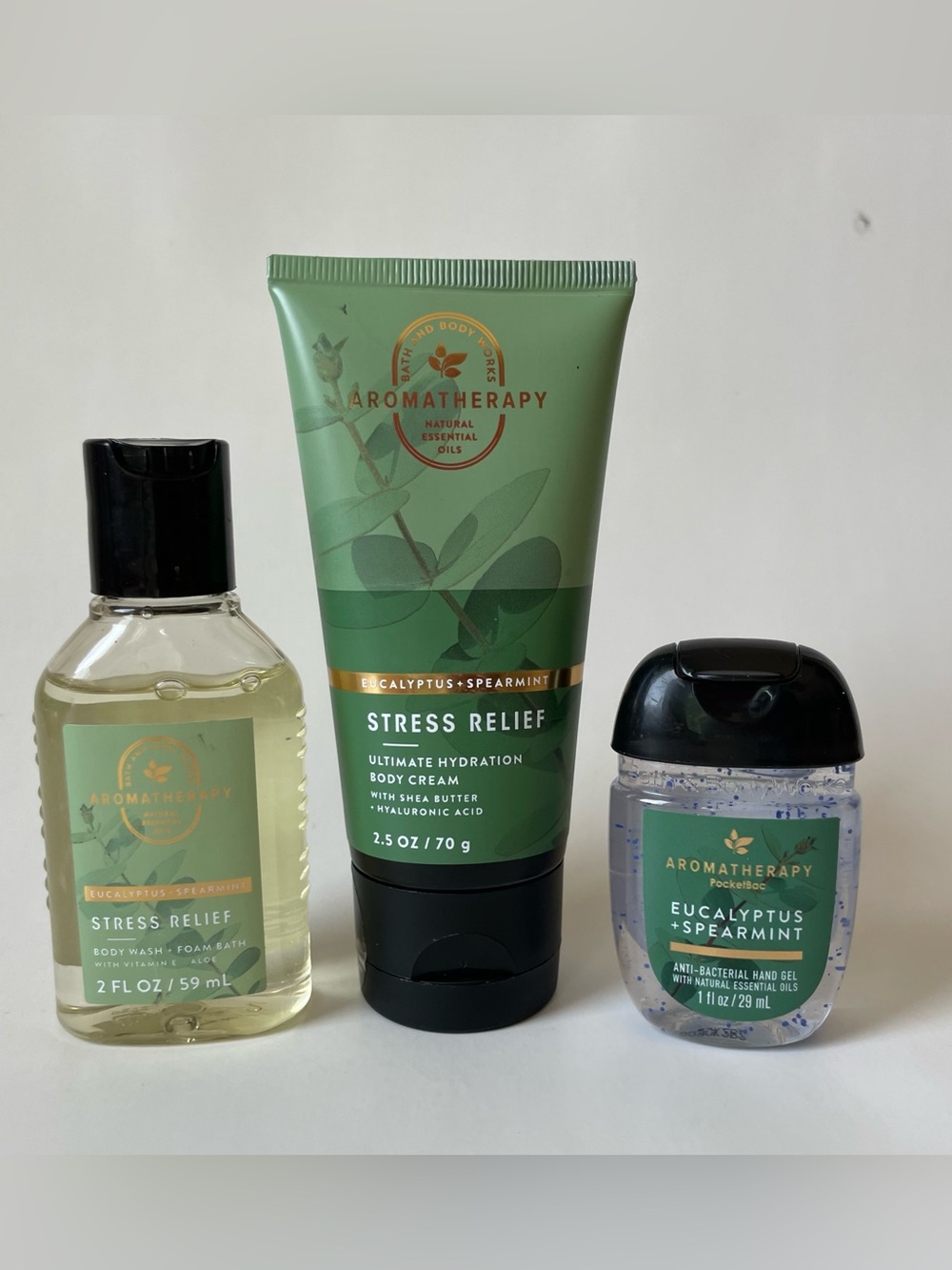Bath & Body Works Eucalyptus Spearmint Aromatherapy Stress Relief Travel Set